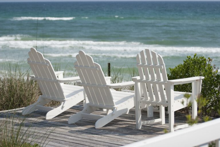 Deck Chairs at the Beach